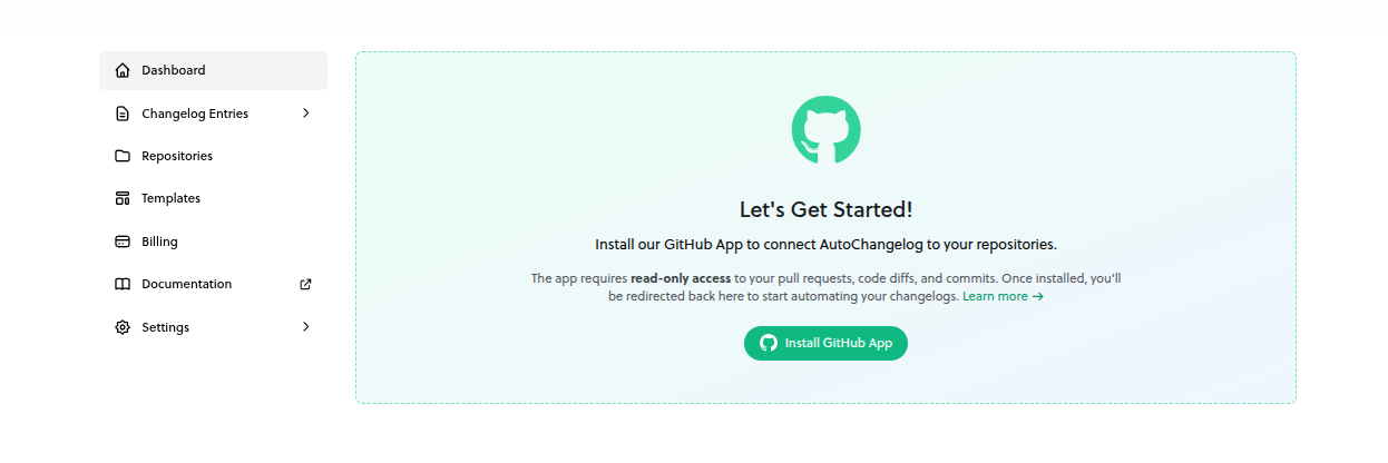 Autochangelog How-to steps