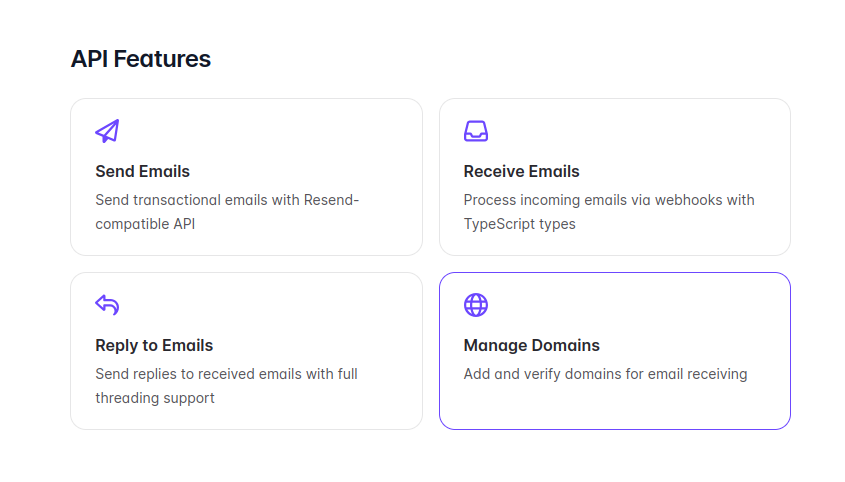 Screenshot showing comprehensive email API analytics and email parsing monitoring