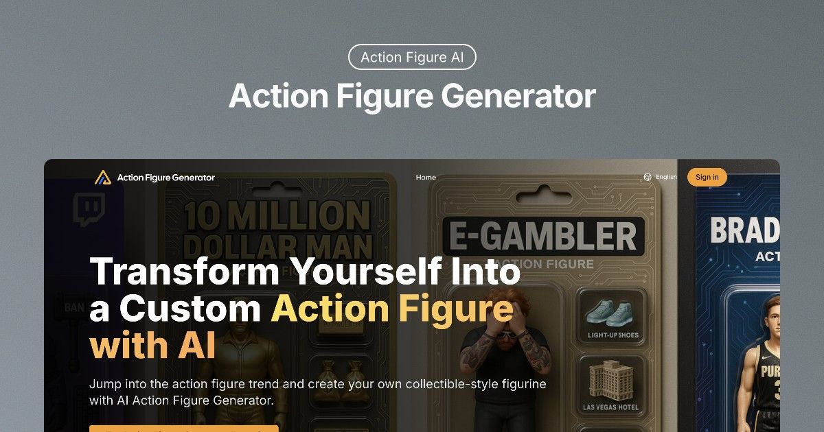 Action Figure Generator preview