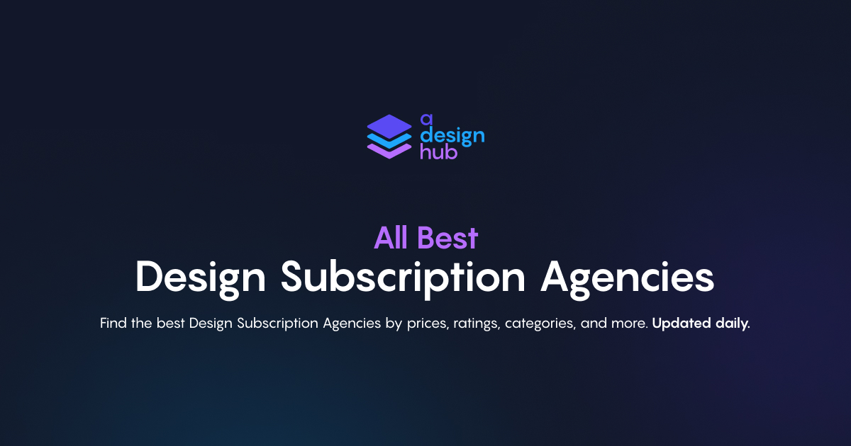 Find the most affordable design subscription agency using ADesignHub