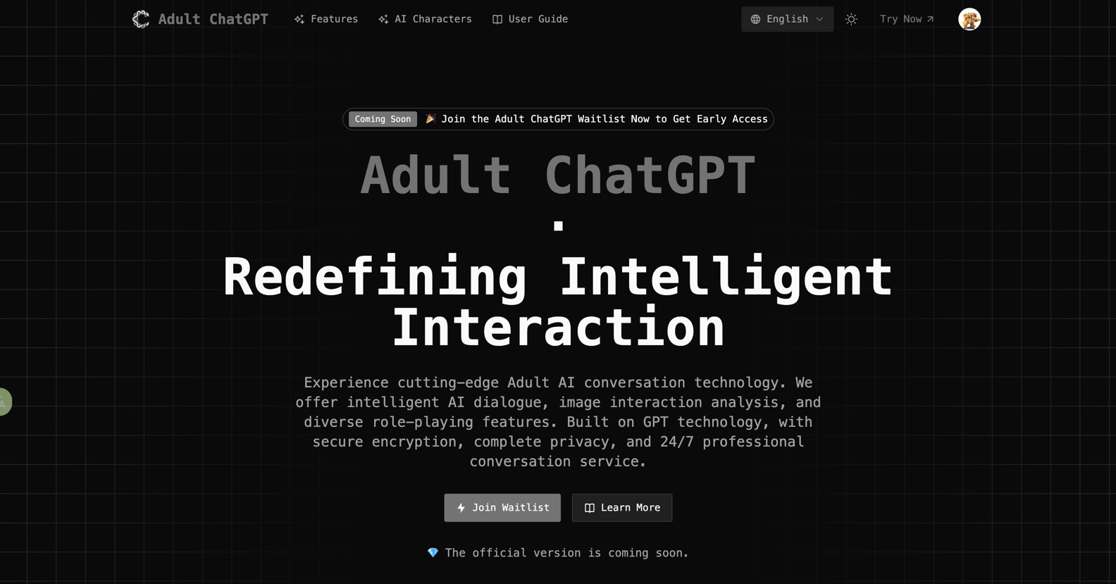 Adult ChatGPT preview