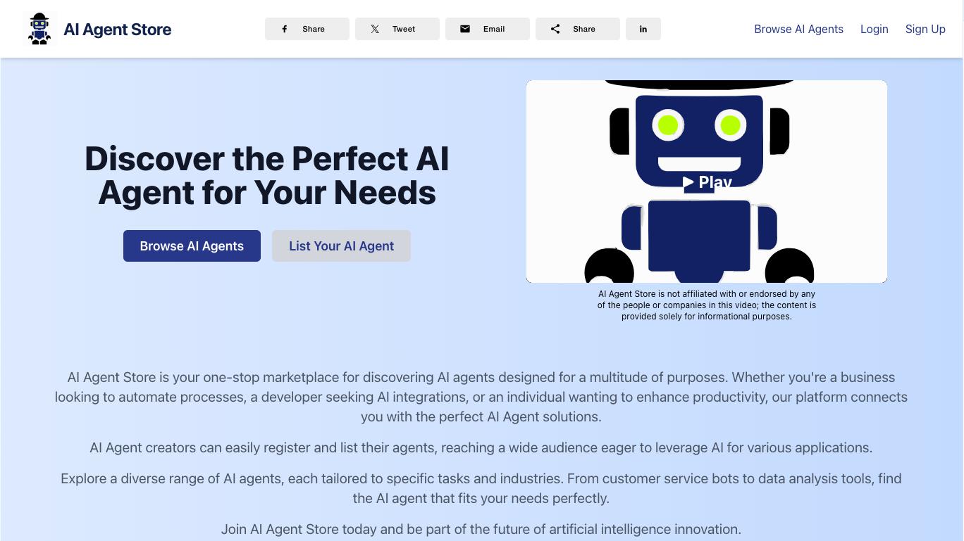 AI Agent Store