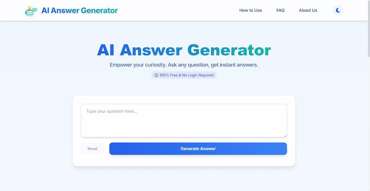 AI Answer Generator preview