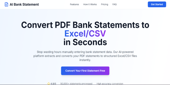 AI Bank Statement