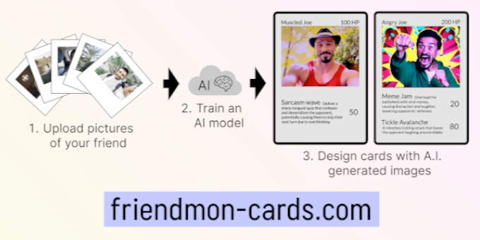 AI Friendmon Cards preview