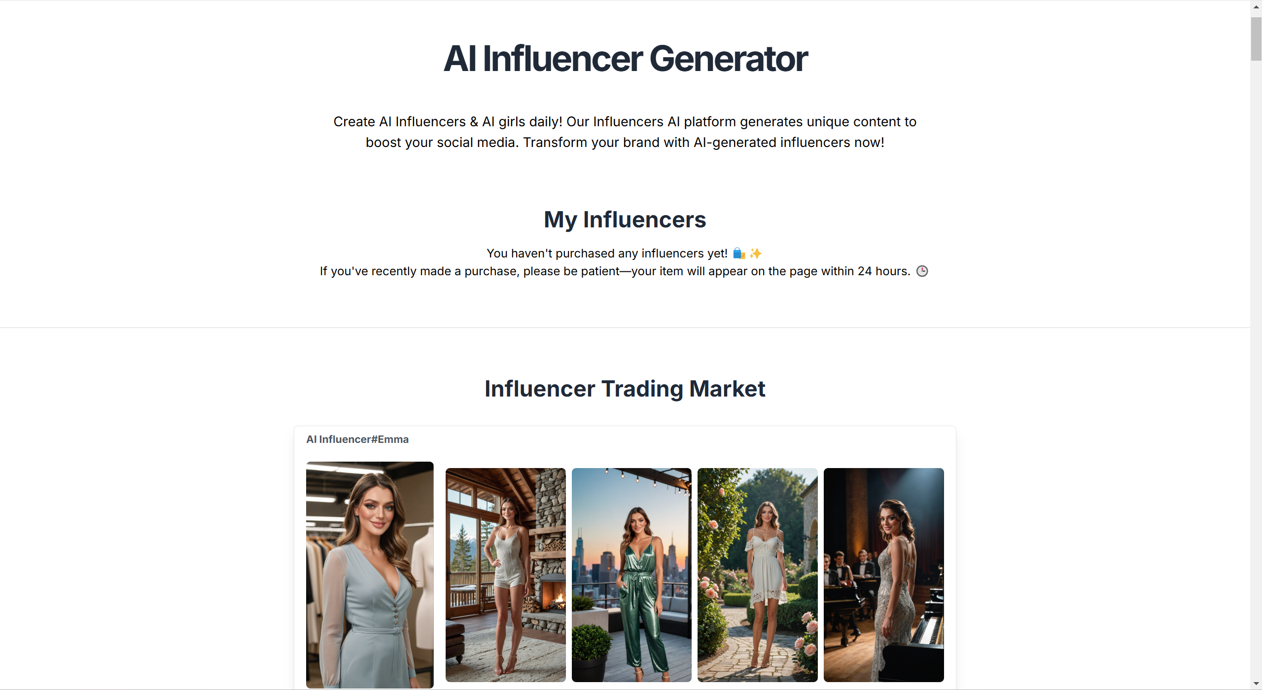 AI Influencer Generator