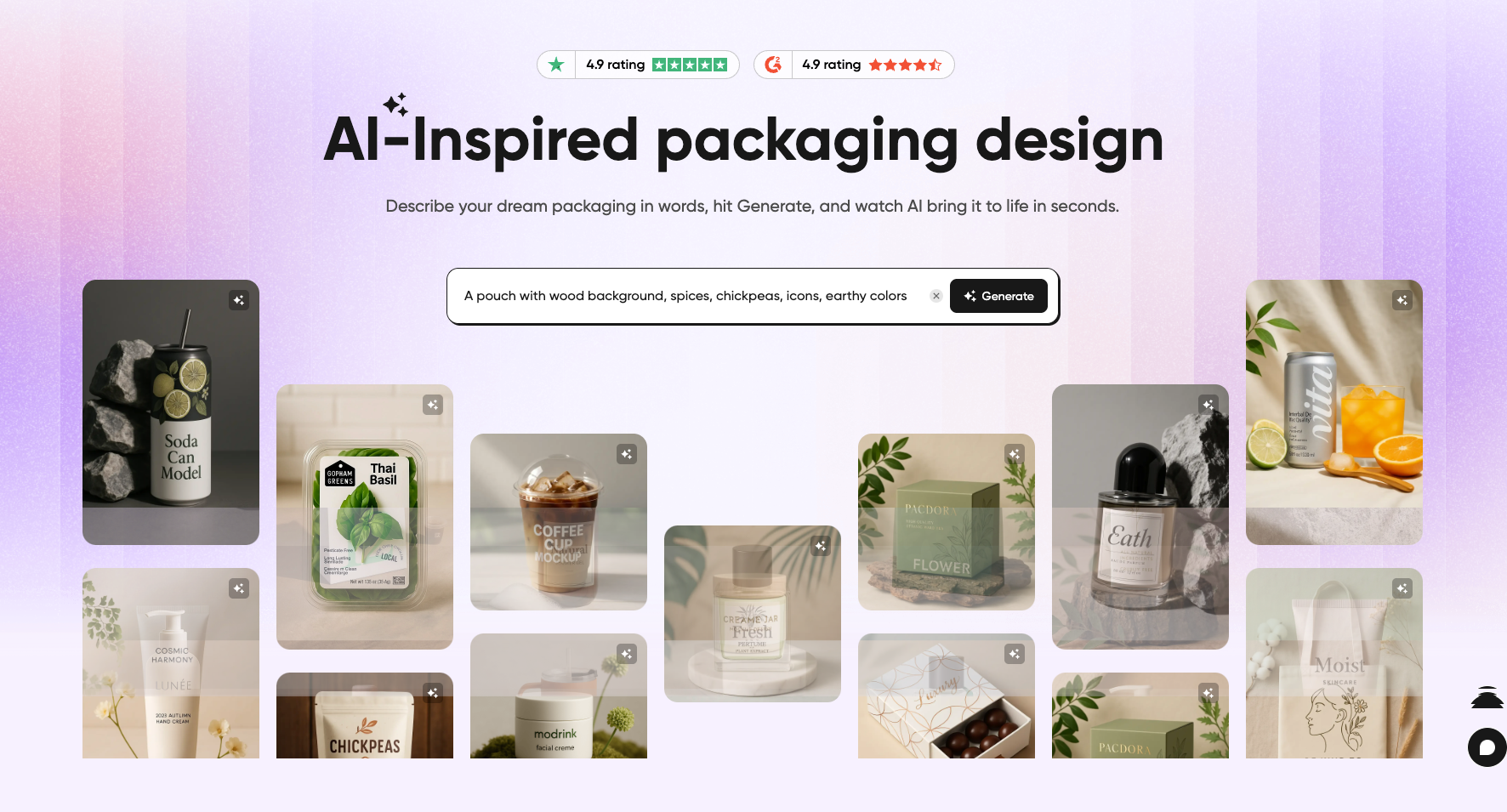AI-Inspired packaging design