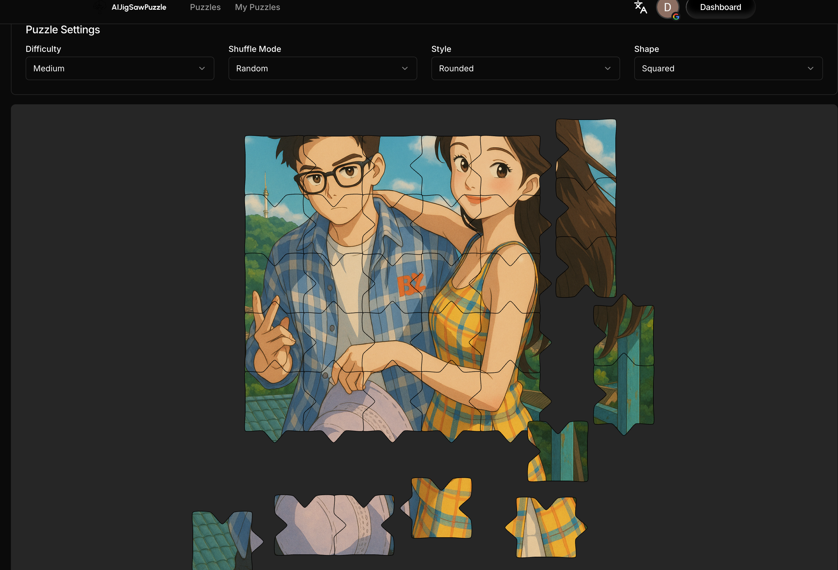 AI Jigsaw Puzzle