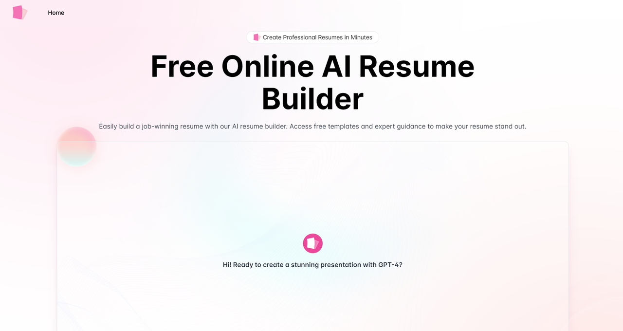 AIResumeBuilder.me: Create Professional Resumes Free Online