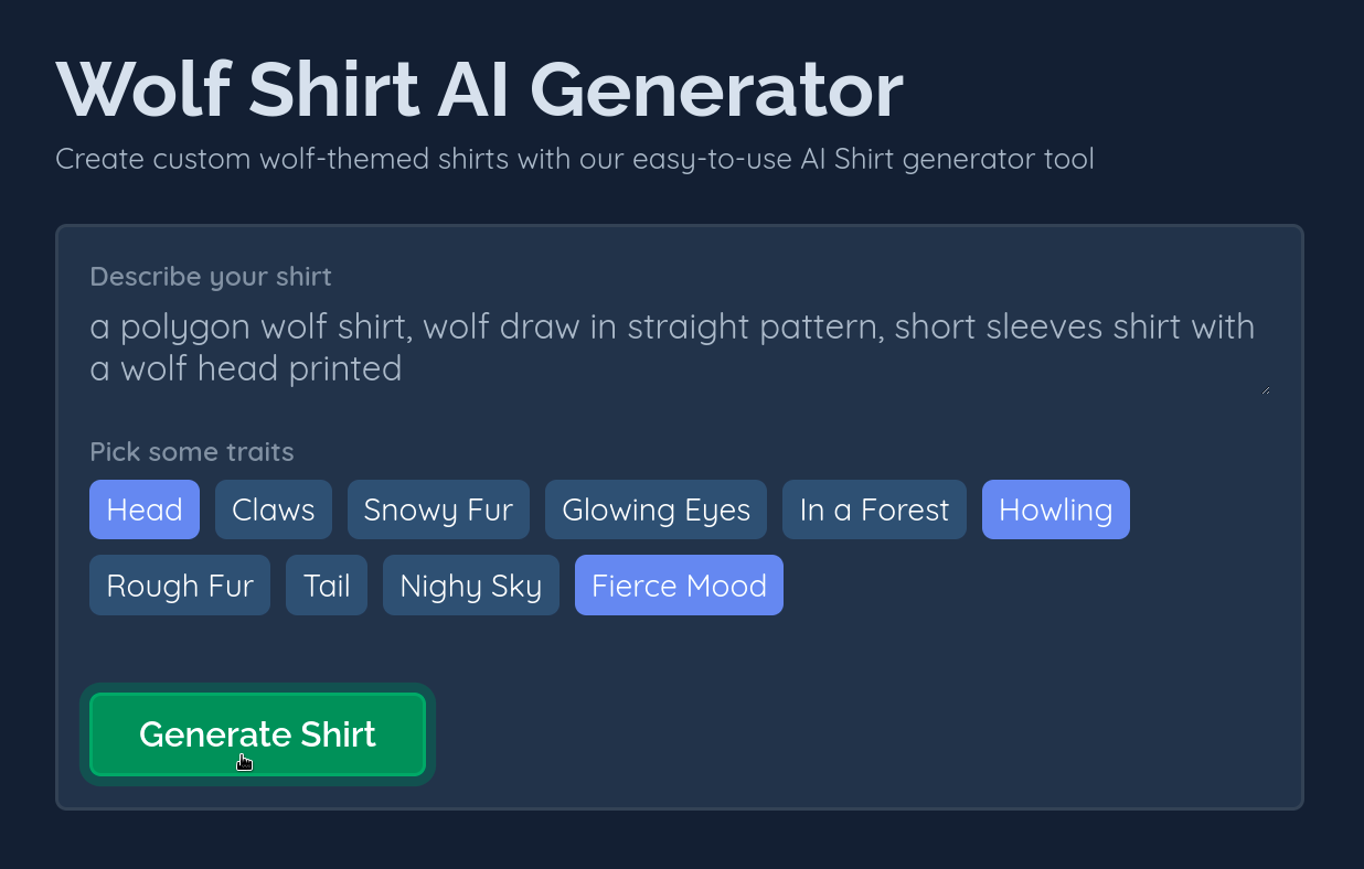Ai Shirtz preview
