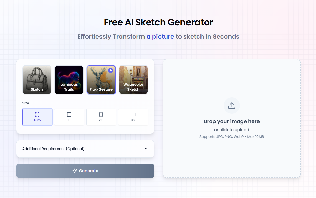 AI Sketch Generator preview