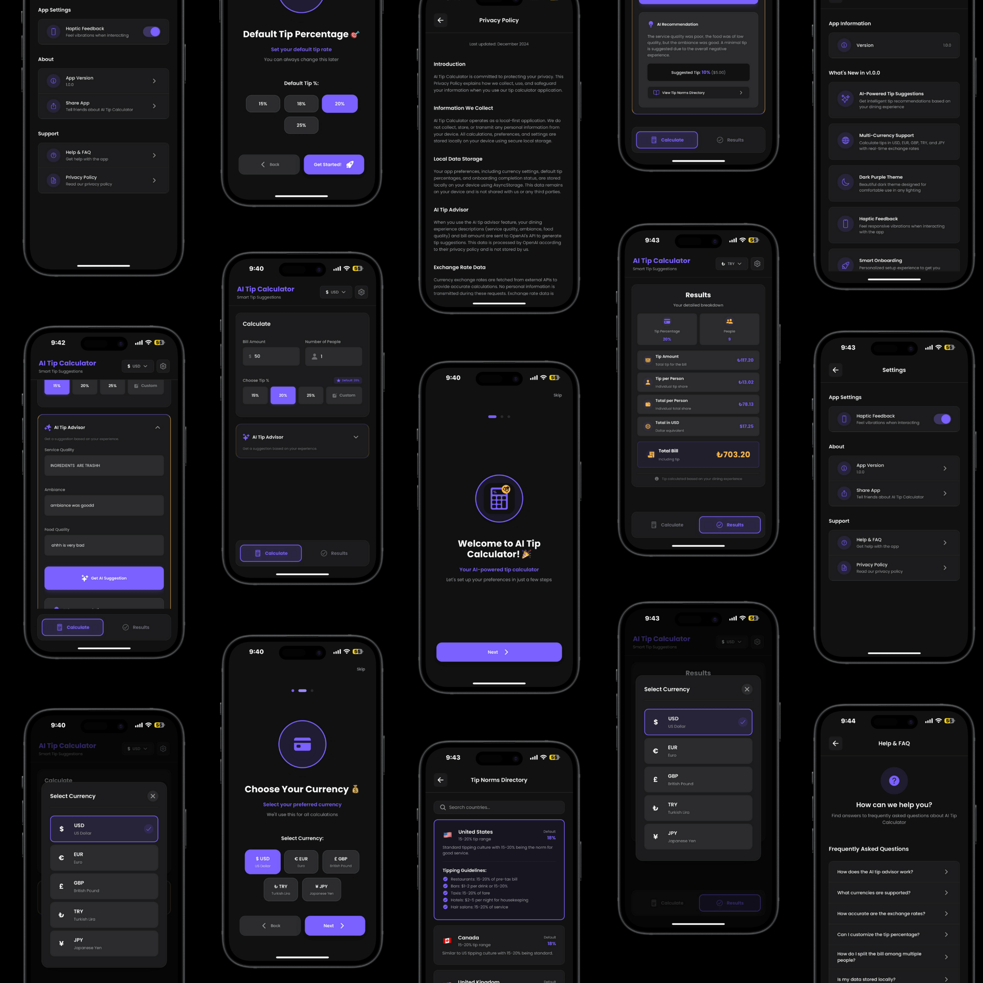 AI Tip Calculator