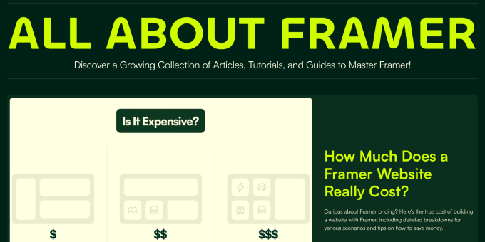 All About Framer