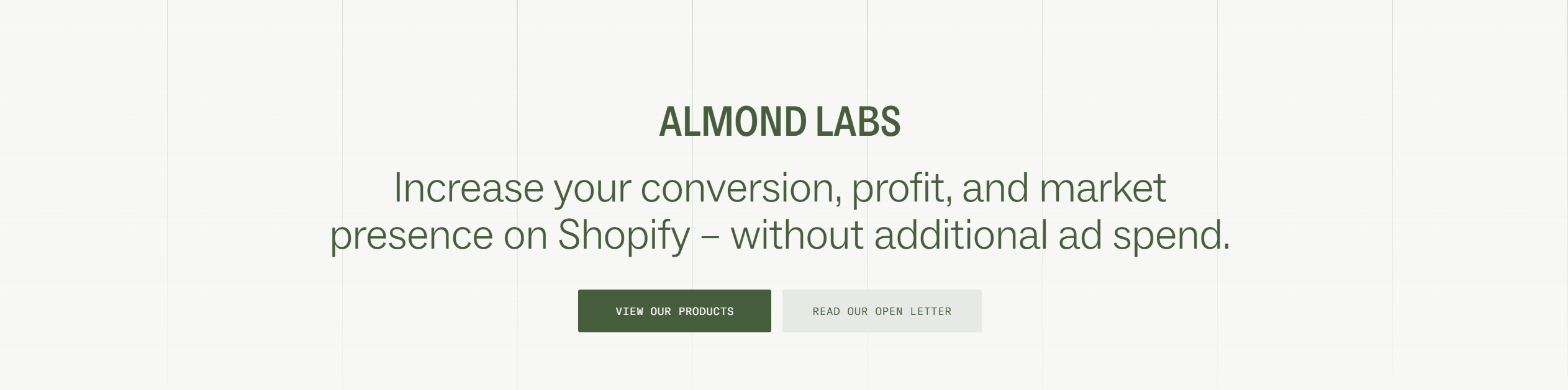Almond Labs preview