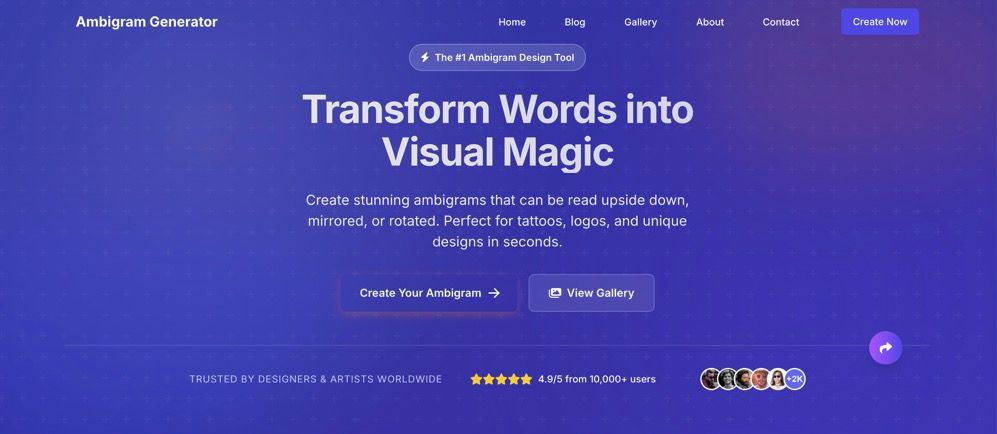 Ambigram Generator Online