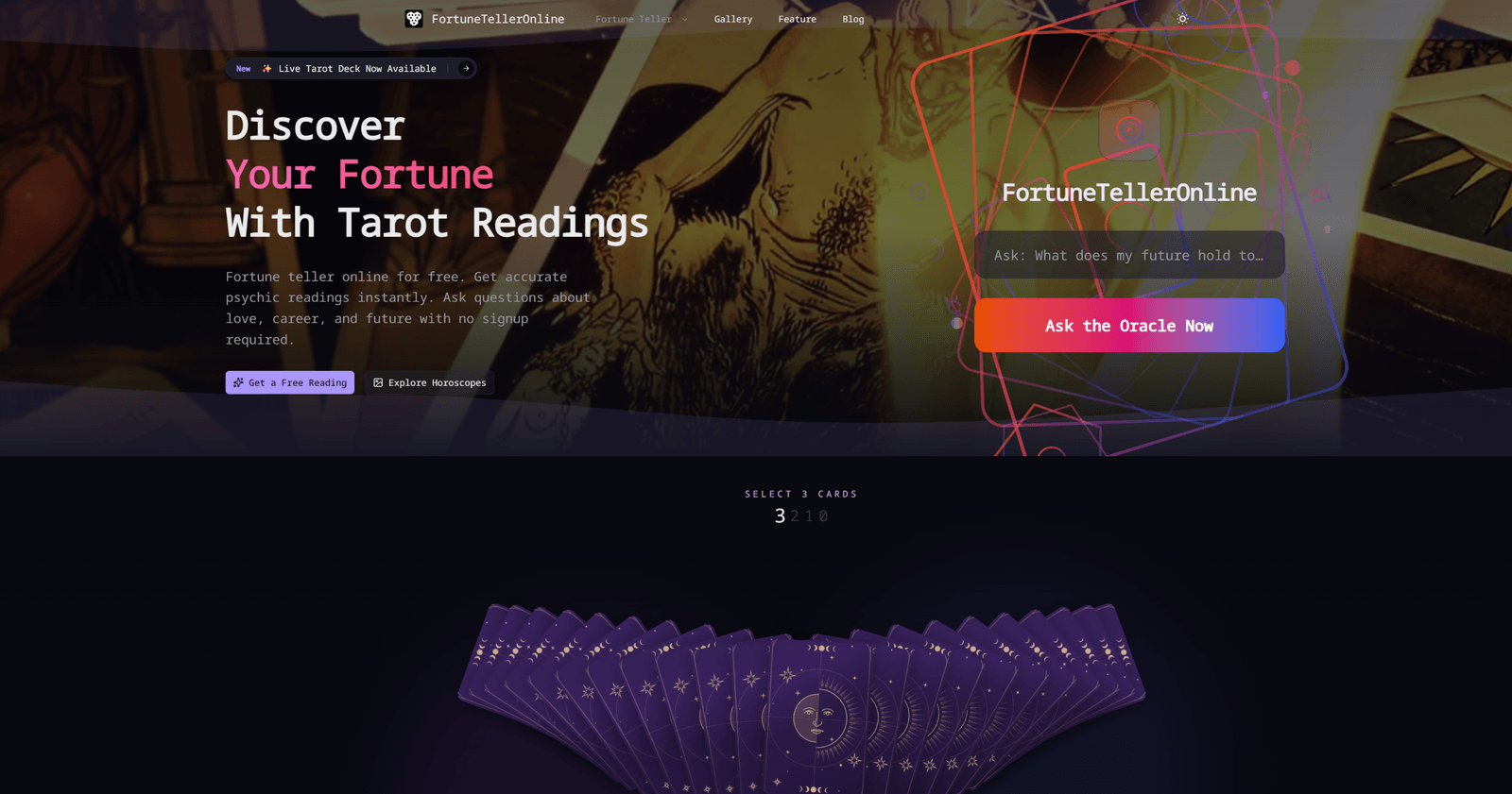 FortuneTellerOnline preview