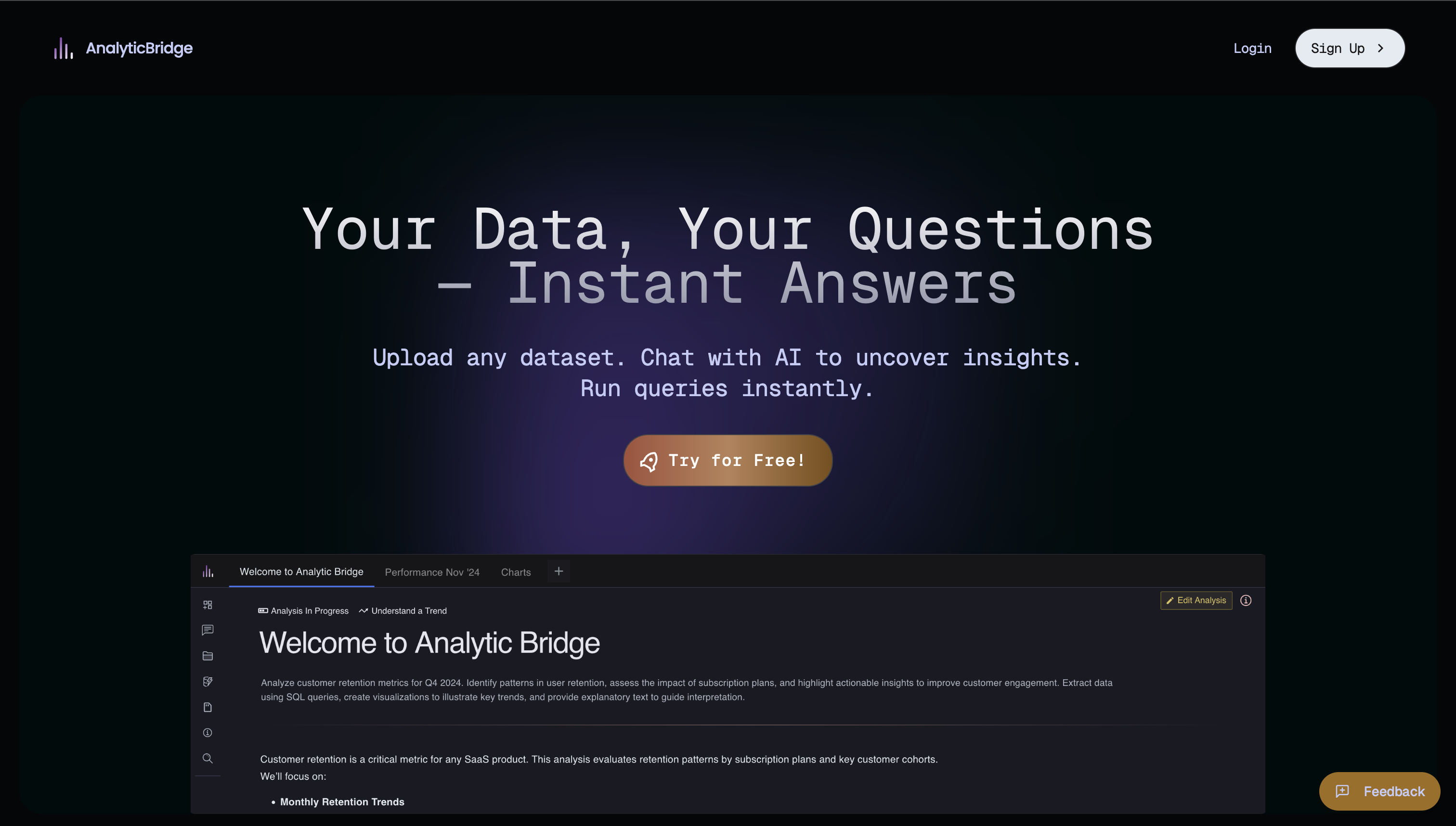 Analytic Bridge preview
