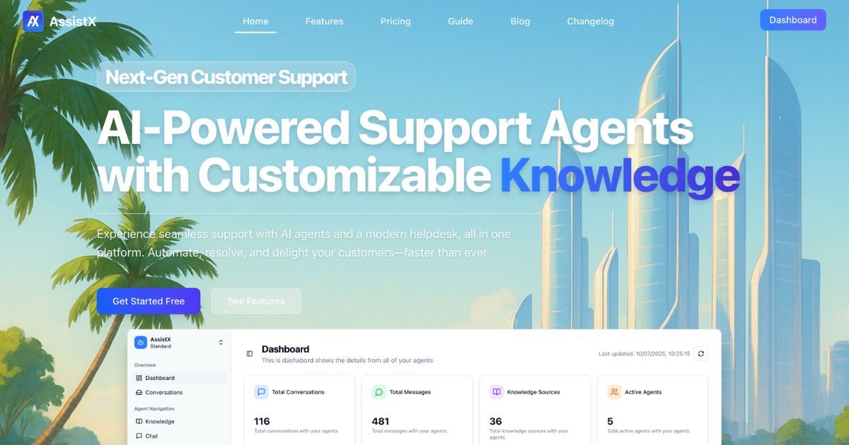 AssistX preview