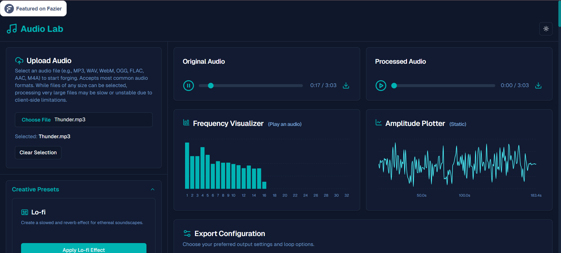 Audiolab preview