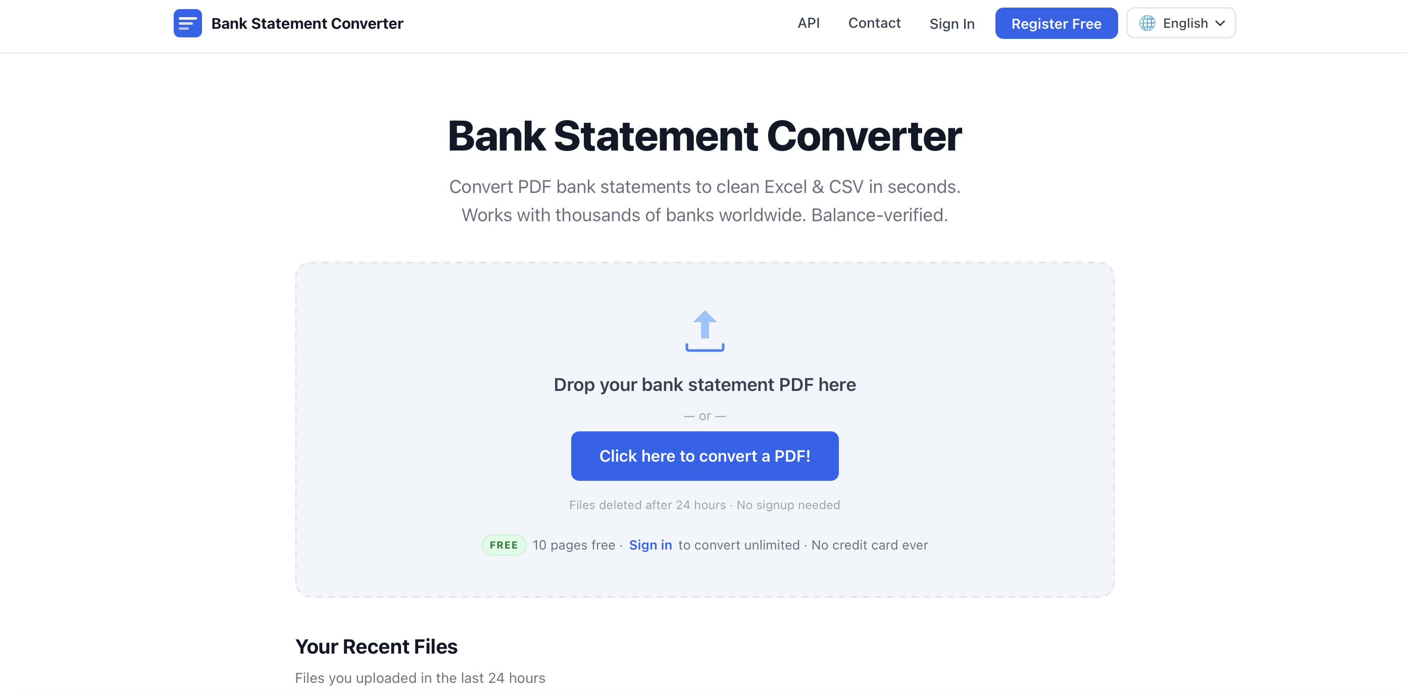 Bank Statement Engine