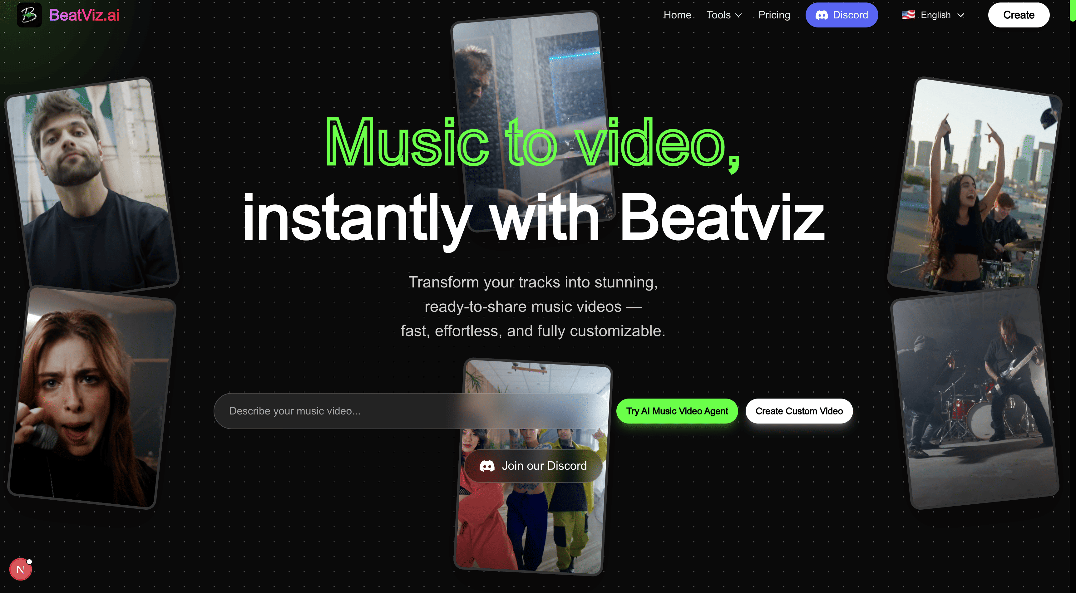 BeatViz AI Music Video Generator product profile on ProductVisit