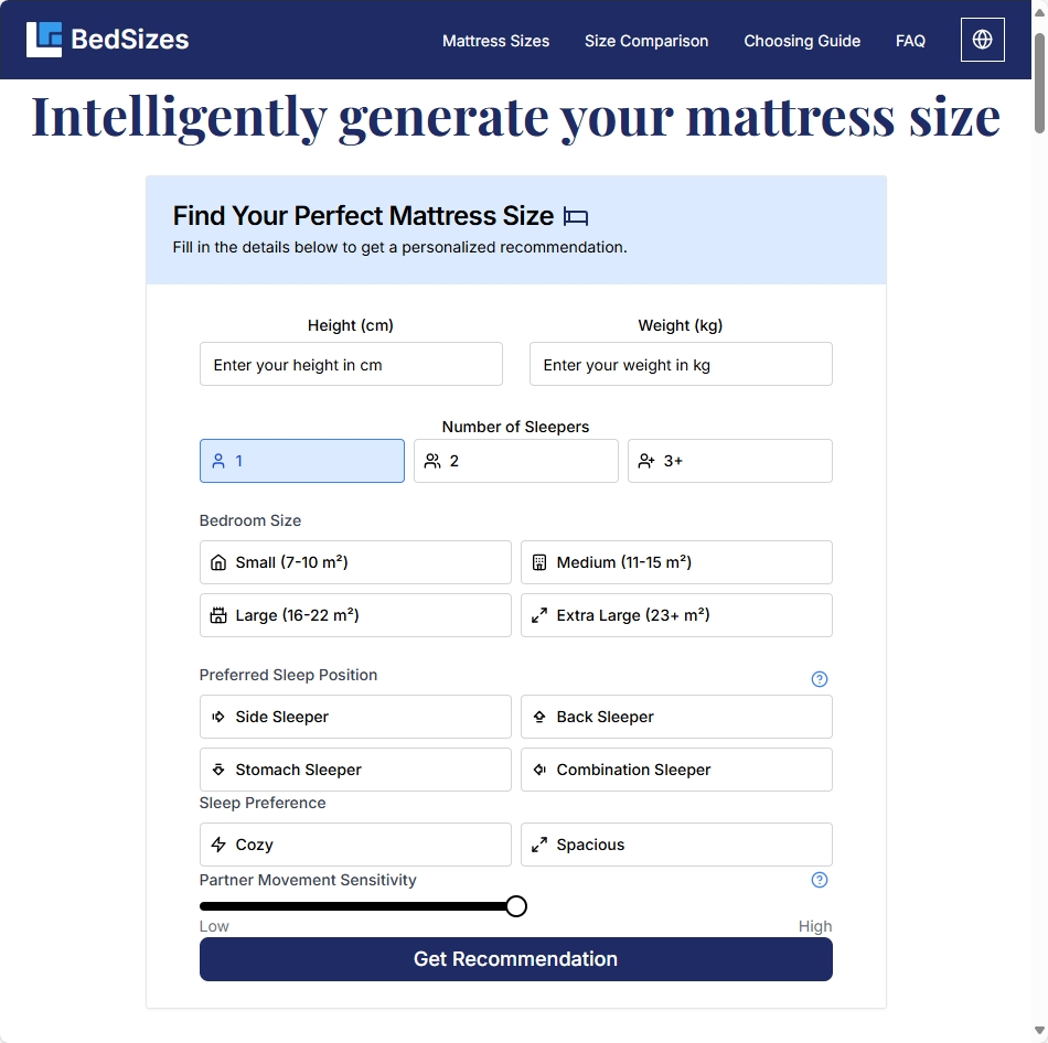 BedSizes