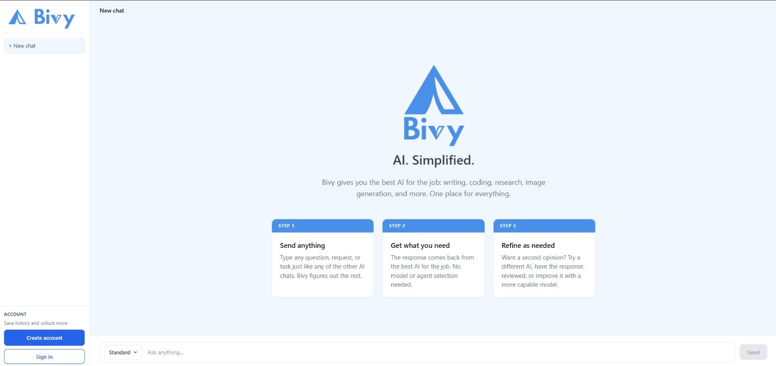 Bivy preview