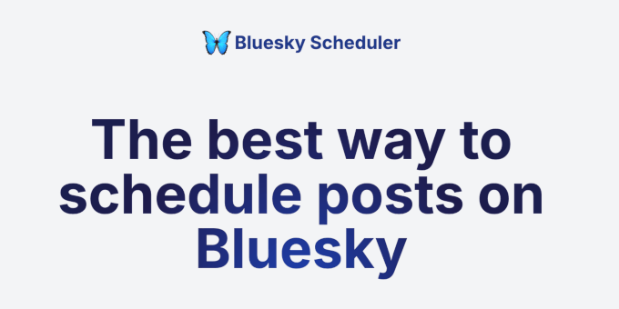 Bluesky Scheduler