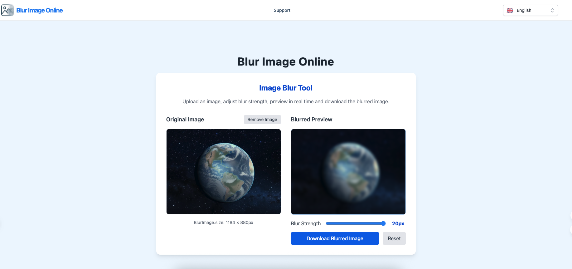 Blur Image Online