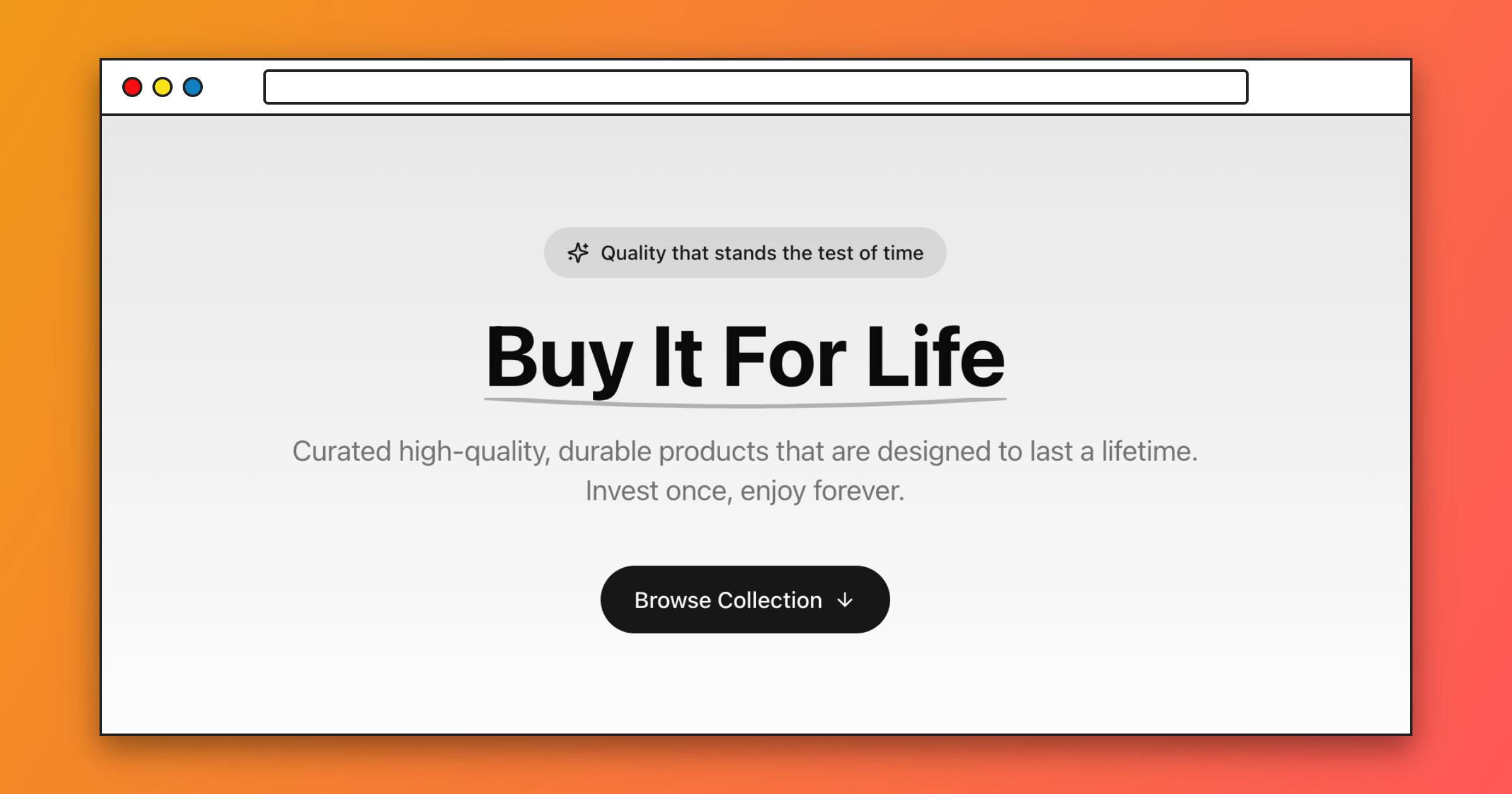 Buy It For Life preview