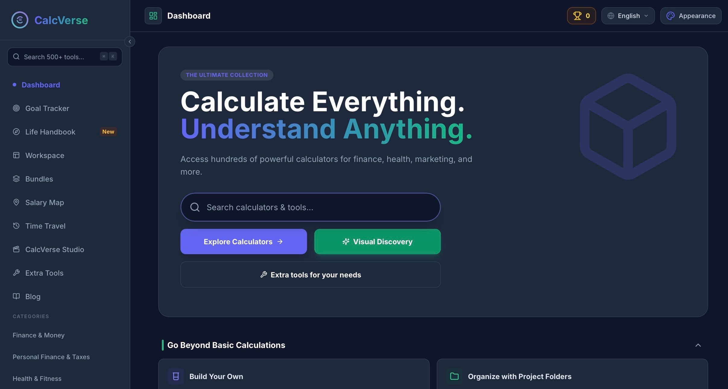 CalcVerse preview