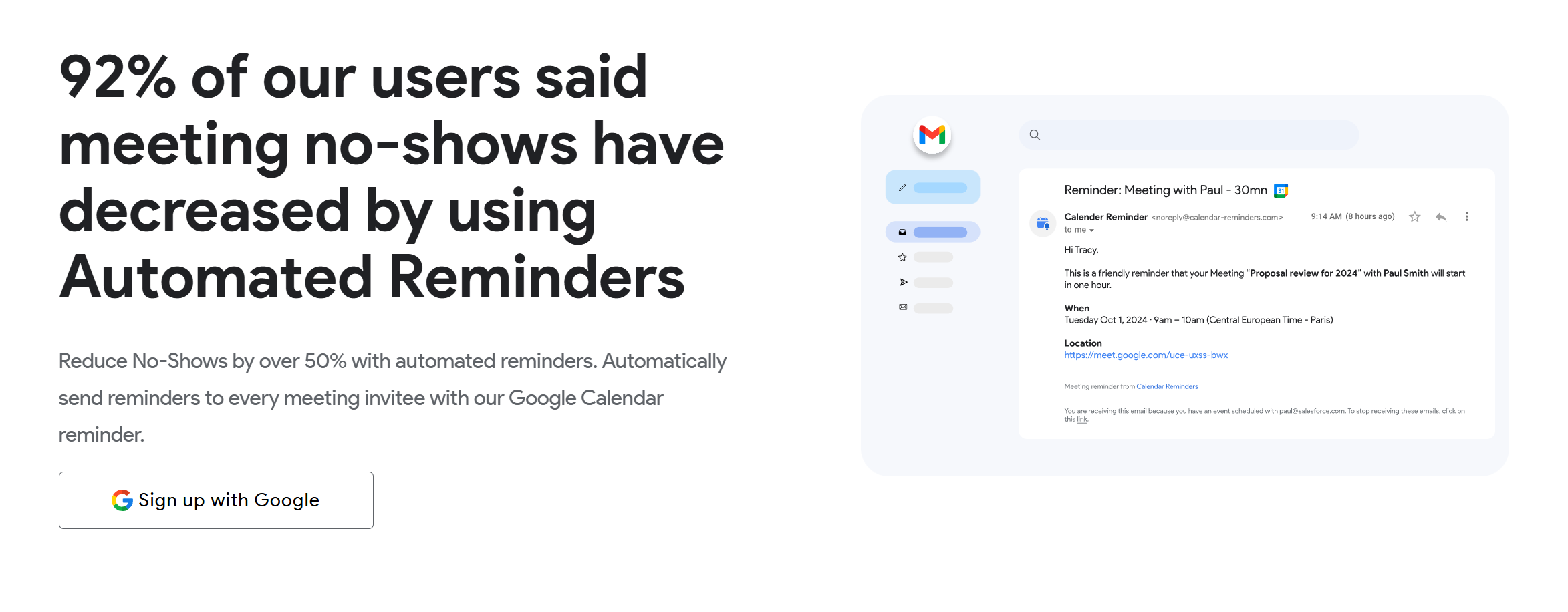 Calendar Reminders preview