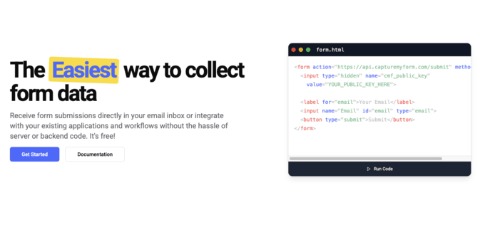 CaptureMyForm preview