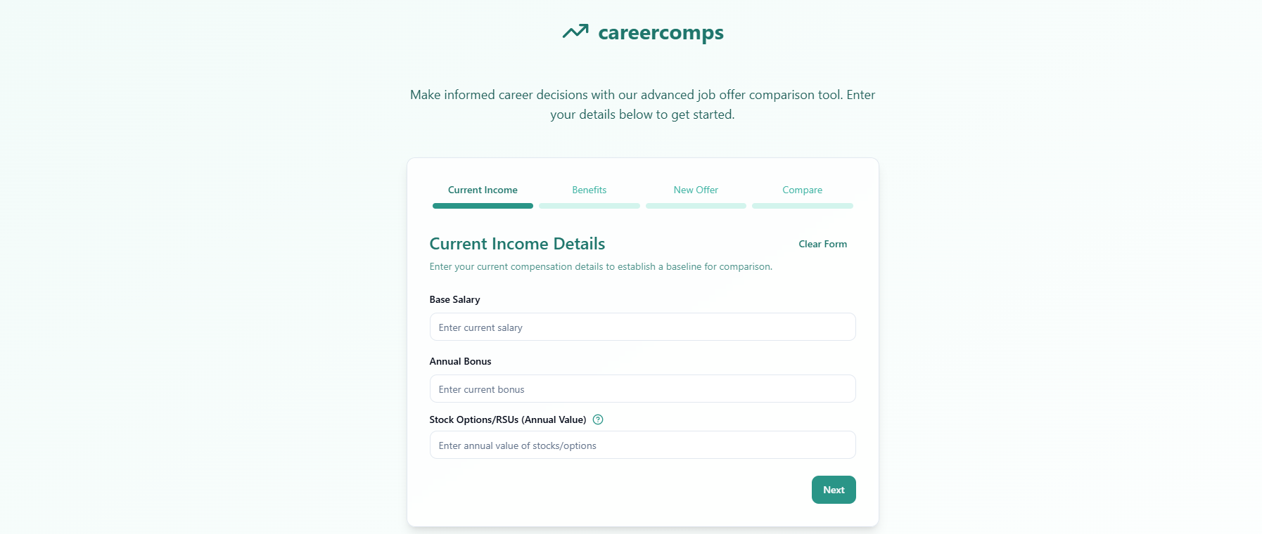 careercomps preview