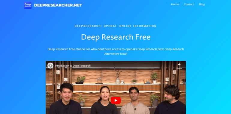 chatgpt deep research preview