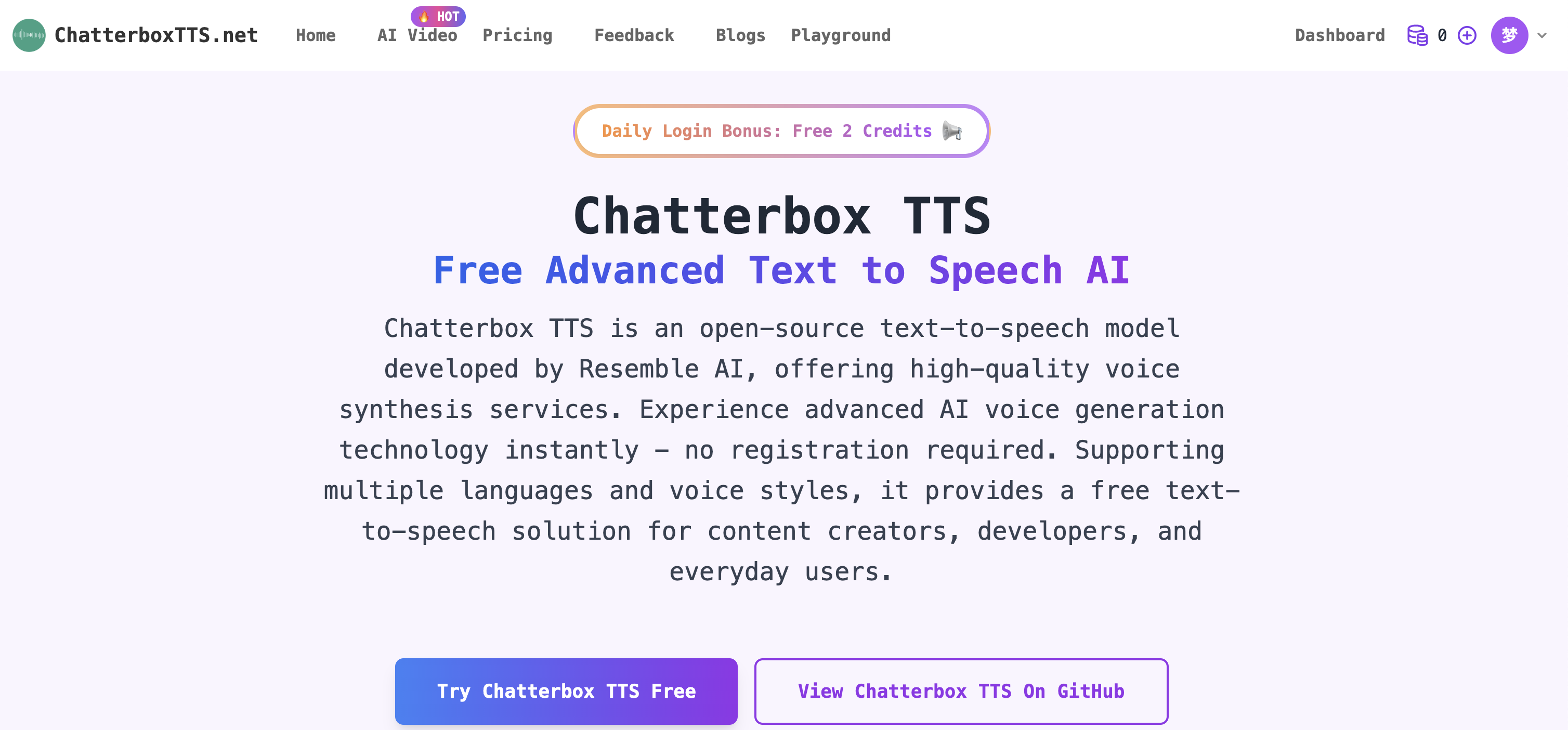 ChatterBox TTS