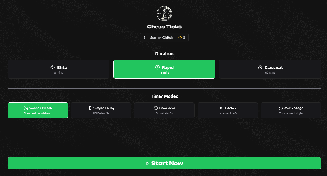 Chess Ticks