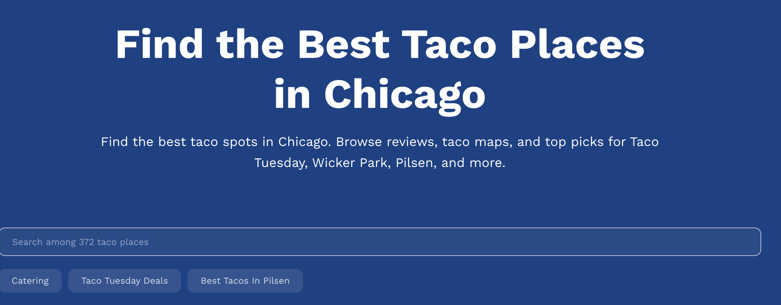 Chicago Taco Spot