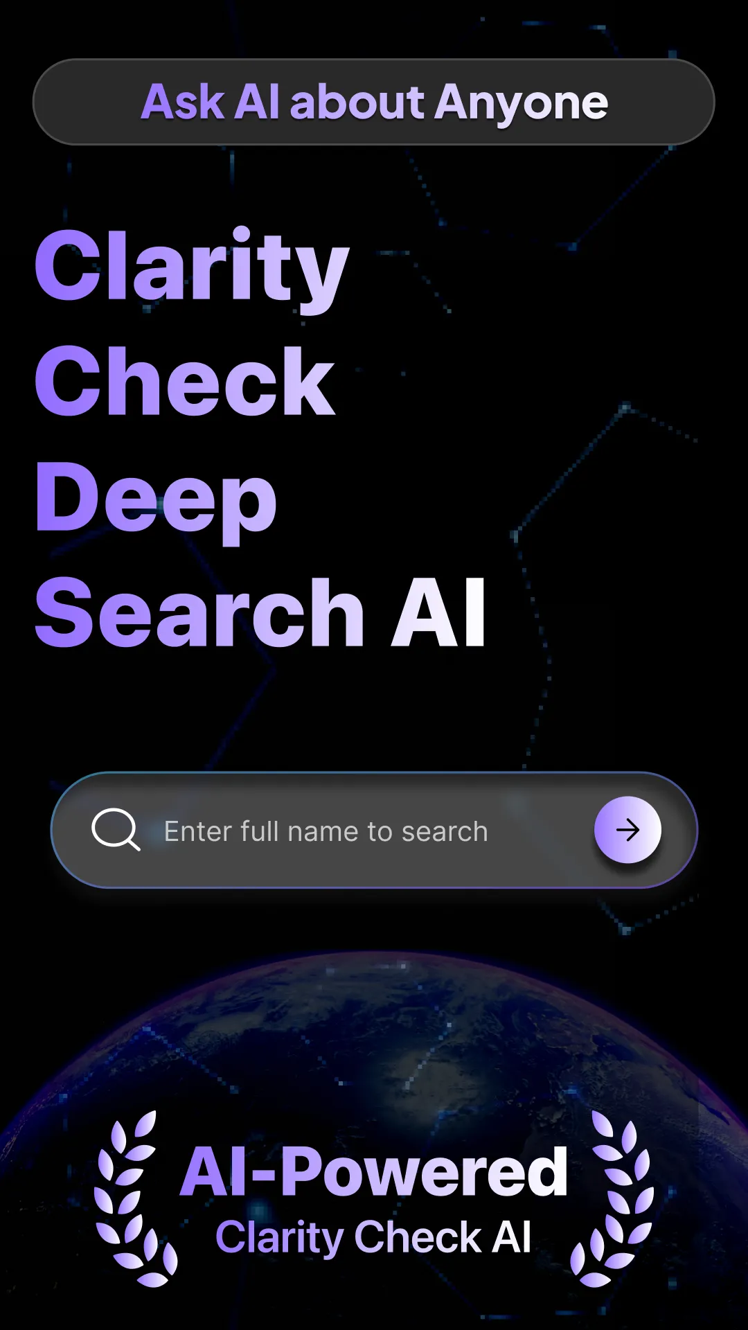 Clarity Check Deep Search AI preview