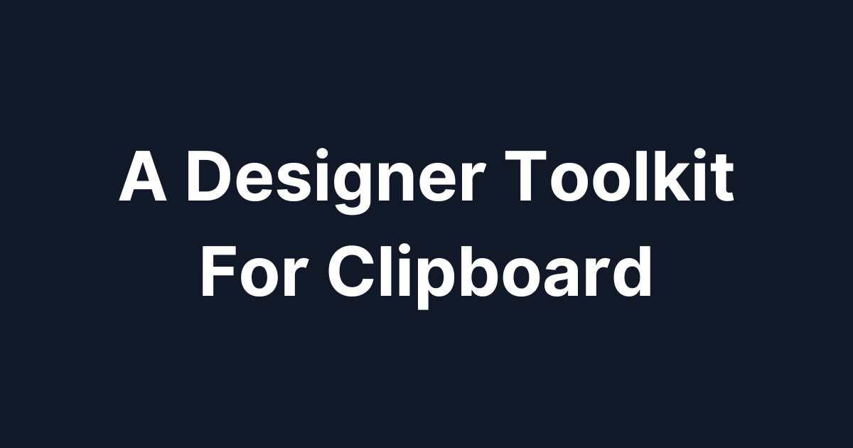 Clipboard Canvas preview
