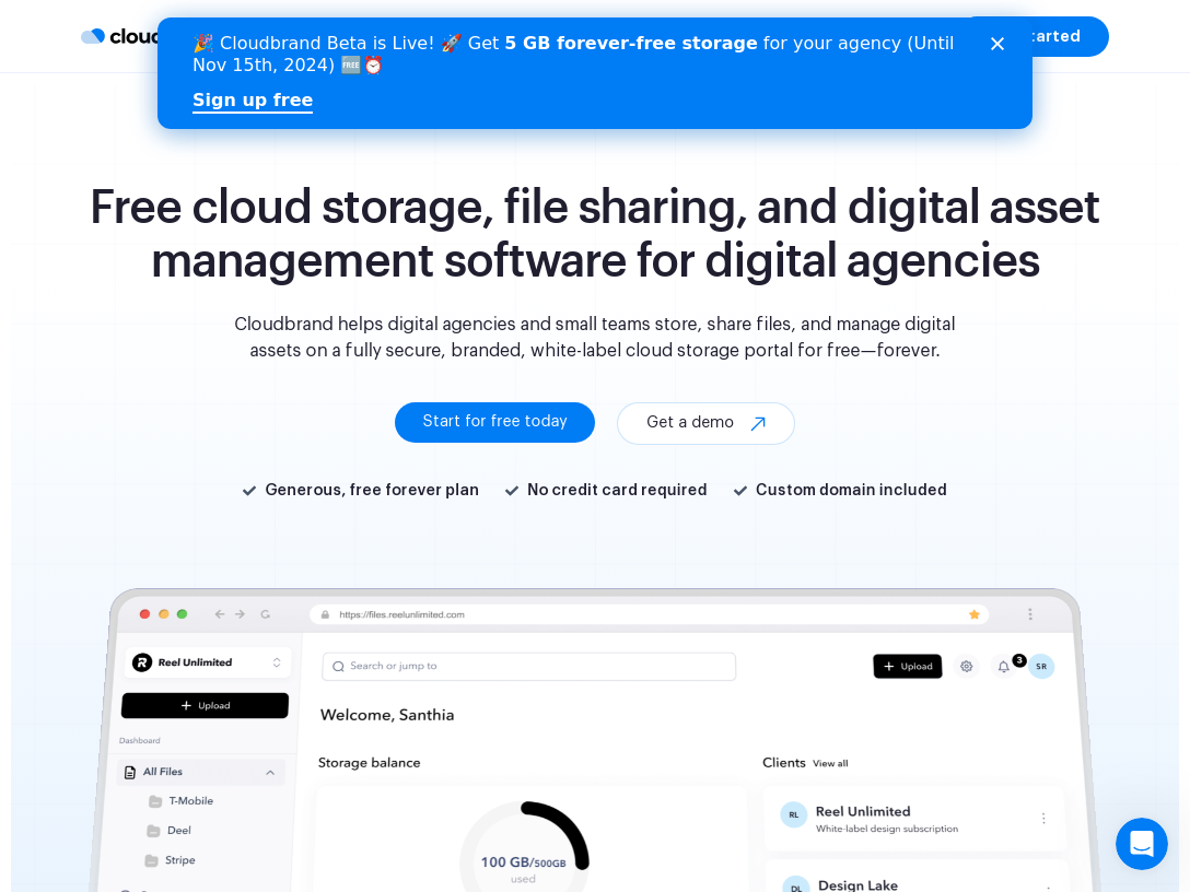 Cloudbrand preview