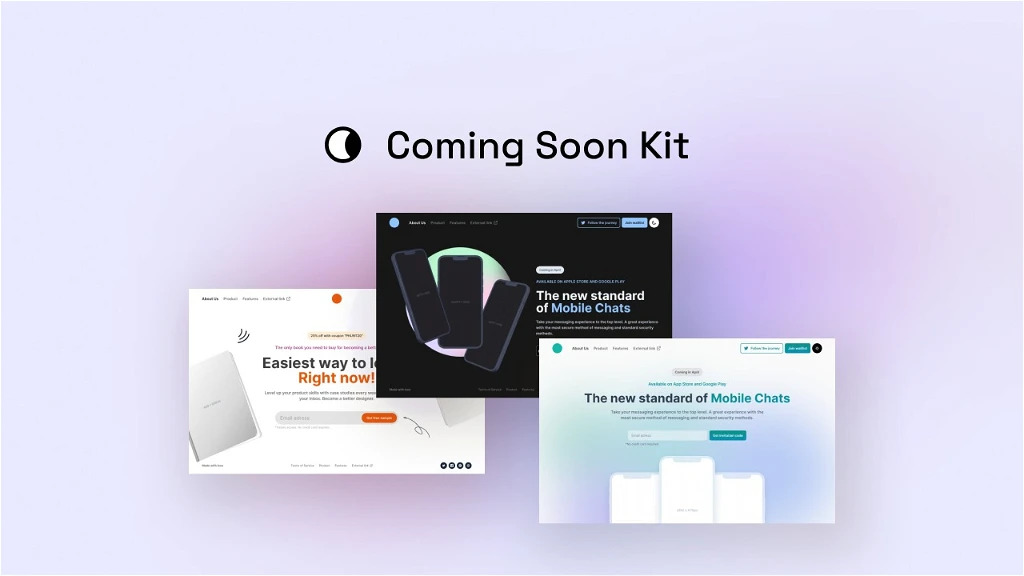 Coming Soon Pages