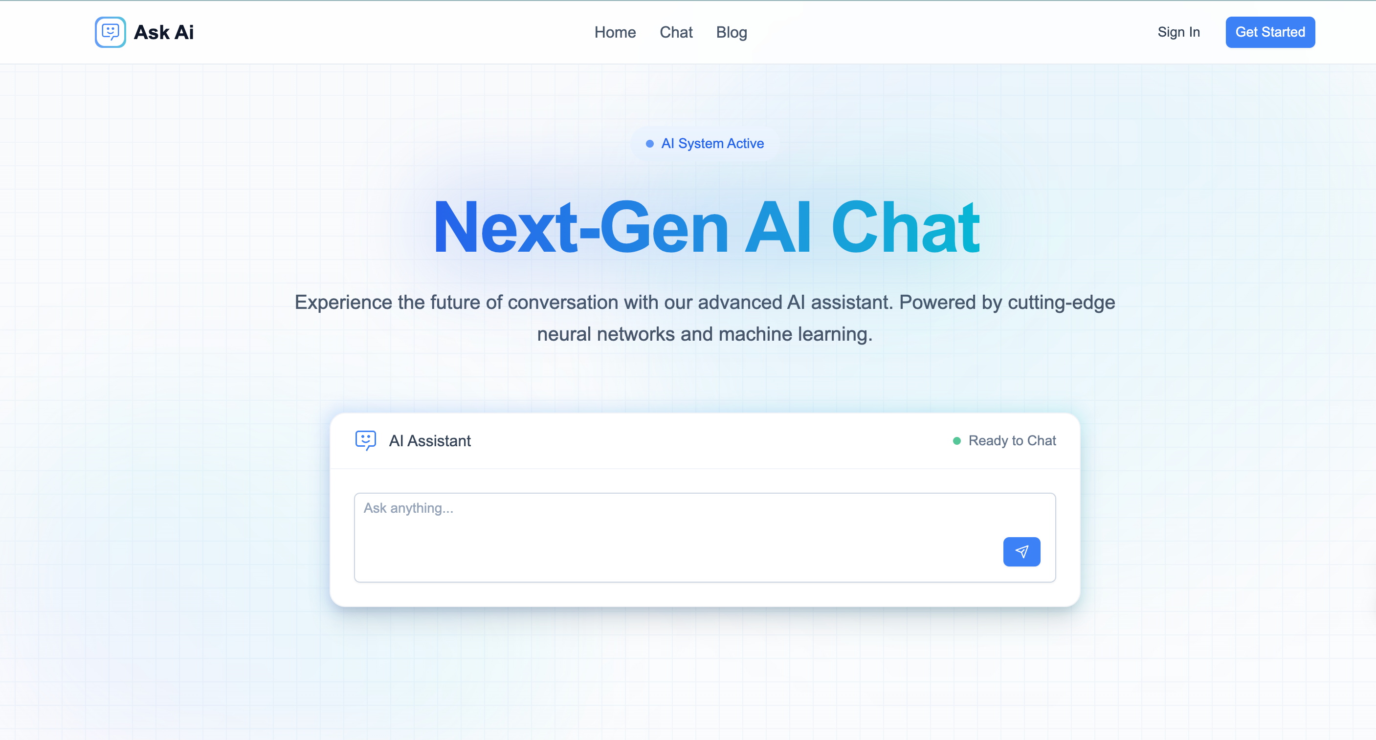 Next-Gen AI Chat preview