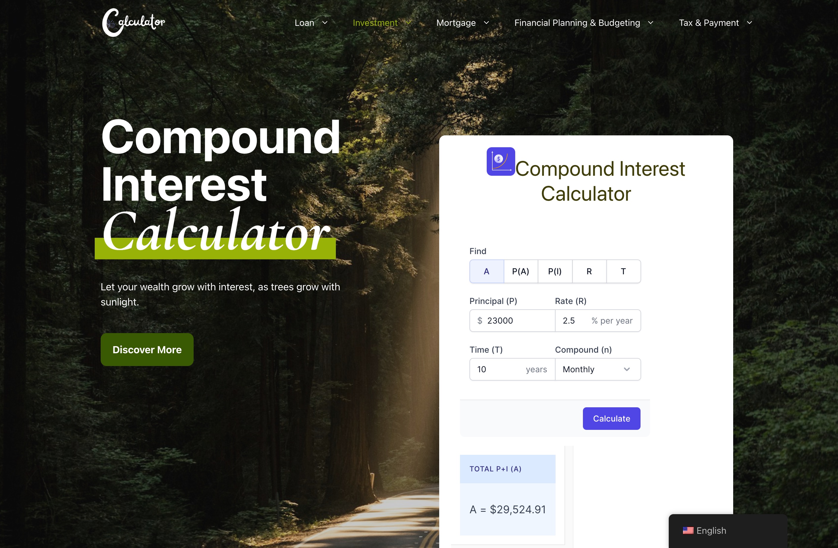 Compound Interest Calculator