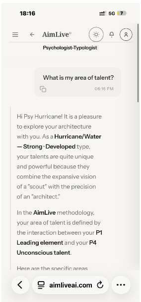 AI, SaaS, AI assistant, conversational AI, self-discovery, personal growth, relationships, relationship advice, psychology, personality test, personality types, AI coaching, life coaching, decision making, mental clarity, self-awareness, dating, relationship improvement, AI agents, productivity, emotional intelligenc logo