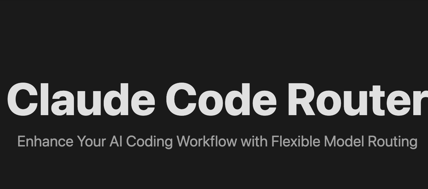 Claude Code Router - Enhance Your AI Coding Workflow logo